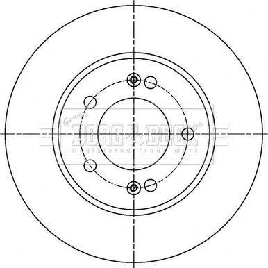 Borg & Beck BBD5512 - Disc frana aaoparts.ro