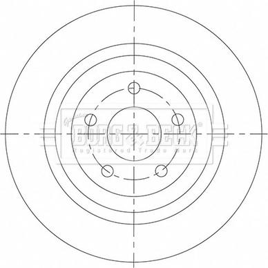 Borg & Beck BBD5539 - Disc frana aaoparts.ro