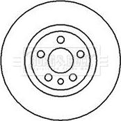 Borg & Beck BBD5095 - Disc frana aaoparts.ro