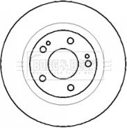 Borg & Beck BBD5008 - Disc frana aaoparts.ro