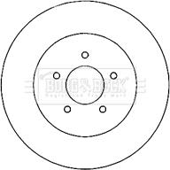 Borg & Beck BBD5146 - Disc frana aaoparts.ro