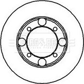 Borg & Beck BBD5156 - Disc frana aaoparts.ro