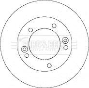 TRW DF6081S - Disc frana aaoparts.ro