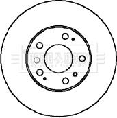Borg & Beck BBD5855S - Disc frana aaoparts.ro