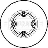 Borg & Beck BBD5861S - Disc frana aaoparts.ro