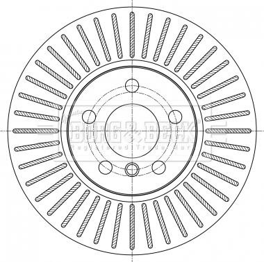 Borg & Beck BBD5389 - Disc frana aaoparts.ro