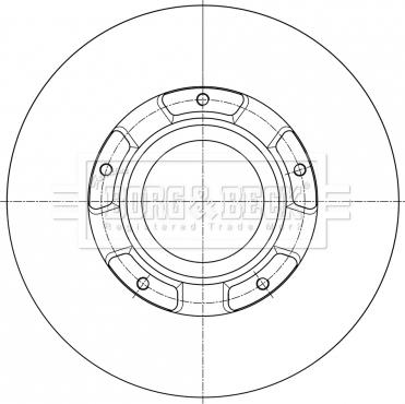 Borg & Beck BBD6073S - Disc frana aaoparts.ro