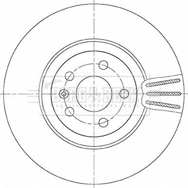 Borg & Beck BBD6148S - Disc frana aaoparts.ro