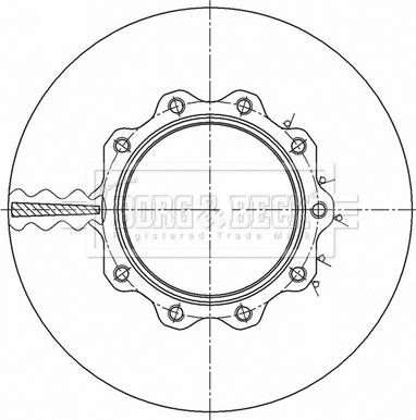 Borg & Beck BBD32637 - Disc frana aaoparts.ro