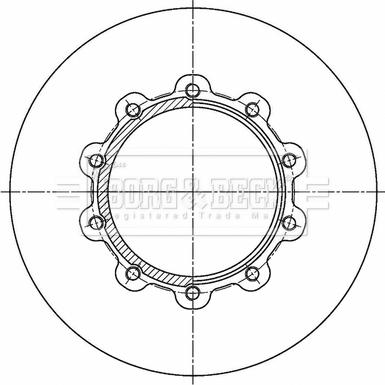 Borg & Beck BBD32839 - Disc frana aaoparts.ro