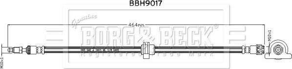 Borg & Beck BBH9017 - Furtun frana aaoparts.ro