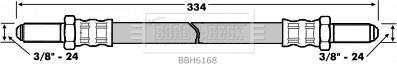 Borg & Beck BBH6168 - Furtun frana aaoparts.ro