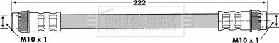 Borg & Beck BBH6832 - Furtun frana aaoparts.ro