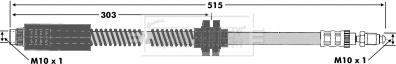 Borg & Beck BBH6766 - Furtun frana aaoparts.ro