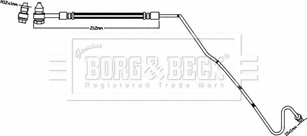 Borg & Beck BBH8504 - Furtun frana aaoparts.ro