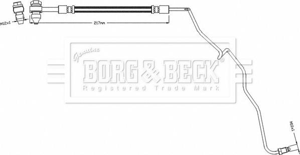 Borg & Beck BBH8503 - Furtun frana aaoparts.ro