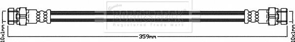 Borg & Beck BBH8024 - Furtun frana aaoparts.ro