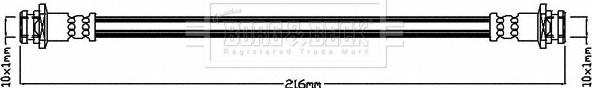 Borg & Beck BBH8384 - Furtun frana aaoparts.ro