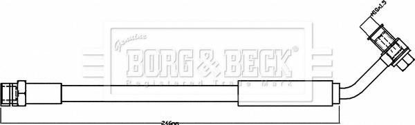 Borg & Beck BBH8381 - Furtun frana aaoparts.ro
