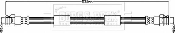 Borg & Beck BBH8708 - Furtun frana aaoparts.ro