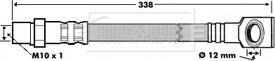 Borg & Beck BBH7125 - Furtun frana aaoparts.ro