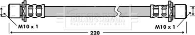 Borg & Beck BBH7330 - Furtun frana aaoparts.ro