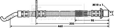 Borg & Beck BBH7329 - Furtun frana aaoparts.ro
