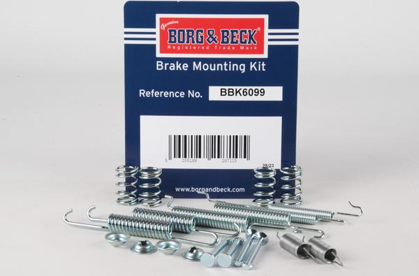 Borg & Beck BBK6099 - Set accesorii, sabot de frana aaoparts.ro