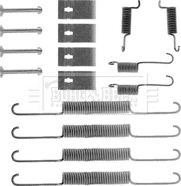 Borg & Beck BBK6053 - Set accesorii, sabot de frana aaoparts.ro
