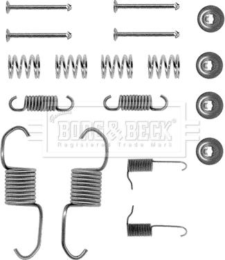 Borg & Beck BBK6063 - Set accesorii, sabot de frana aaoparts.ro