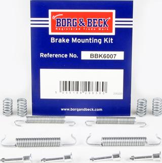 Borg & Beck BBK6007 - Set accesorii, saboti frana parcare aaoparts.ro