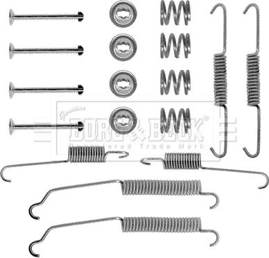 Borg & Beck BBK6078 - Set accesorii, sabot de frana aaoparts.ro
