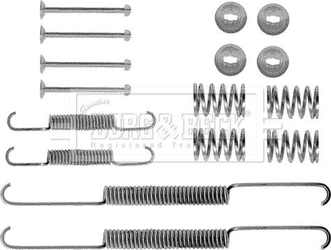 Borg & Beck BBK6072 - Set accesorii, sabot de frana aaoparts.ro
