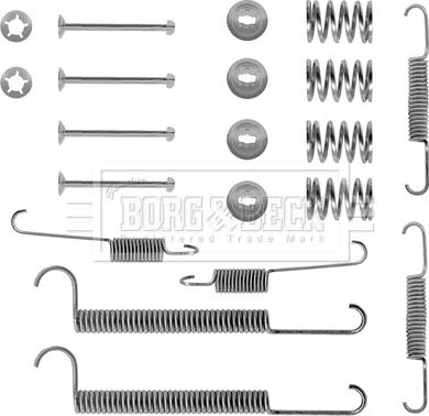 Borg & Beck BBK6113 - Set accesorii, sabot de frana aaoparts.ro