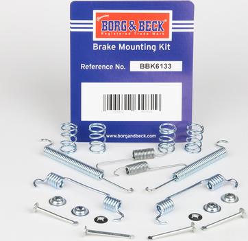 Borg & Beck BBK6133 - Set accesorii, sabot de frana aaoparts.ro
