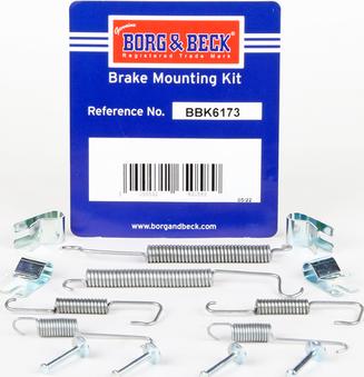 Borg & Beck BBK6173 - Set accesorii, sabot de frana aaoparts.ro