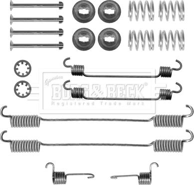 Borg & Beck BBK6172 - Set accesorii, sabot de frana aaoparts.ro