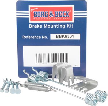 Borg & Beck BBK6361 - Set accesorii, sabot de frana aaoparts.ro