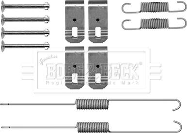 Borg & Beck BBK6319 - Set accesorii, sabot de frana aaoparts.ro
