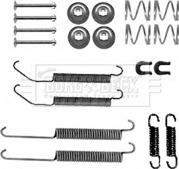 Borg & Beck BBK6333 - Set accesorii, saboti frana parcare aaoparts.ro