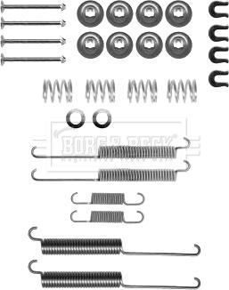 Borg & Beck BBK6254 - Set accesorii, sabot de frana aaoparts.ro