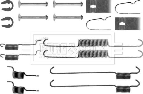 Borg & Beck BBK6274 - Set accesorii, sabot de frana aaoparts.ro
