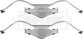 Borg & Beck BBK1402 - Set accesorii, placute frana aaoparts.ro