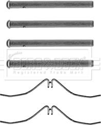 Borg & Beck BBK1489 - Set accesorii, placute frana aaoparts.ro