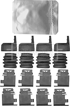 Borg & Beck BBK1594 - Set accesorii, placute frana aaoparts.ro