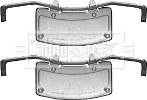 Borg & Beck BBK1562 - Set accesorii, placute frana aaoparts.ro