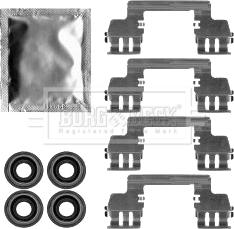 Borg & Beck BBK1567 - Set accesorii, placute frana aaoparts.ro