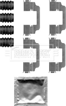 Borg & Beck BBK1508 - Set accesorii, placute frana aaoparts.ro