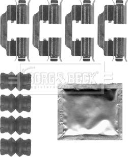 Borg & Beck BBK1512 - Set accesorii, placute frana aaoparts.ro