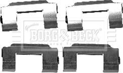 Borg & Beck BBK1583 - Set accesorii, placute frana aaoparts.ro